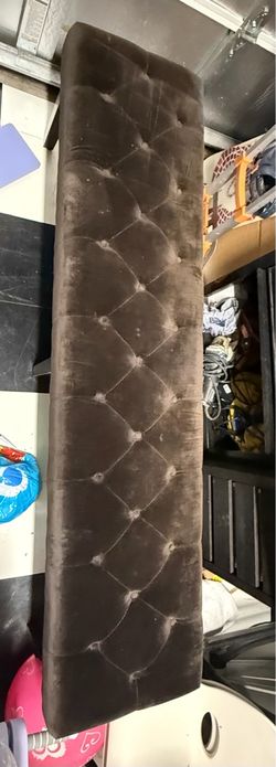 Brown Tufted Velvet Storage Bench Z galleria