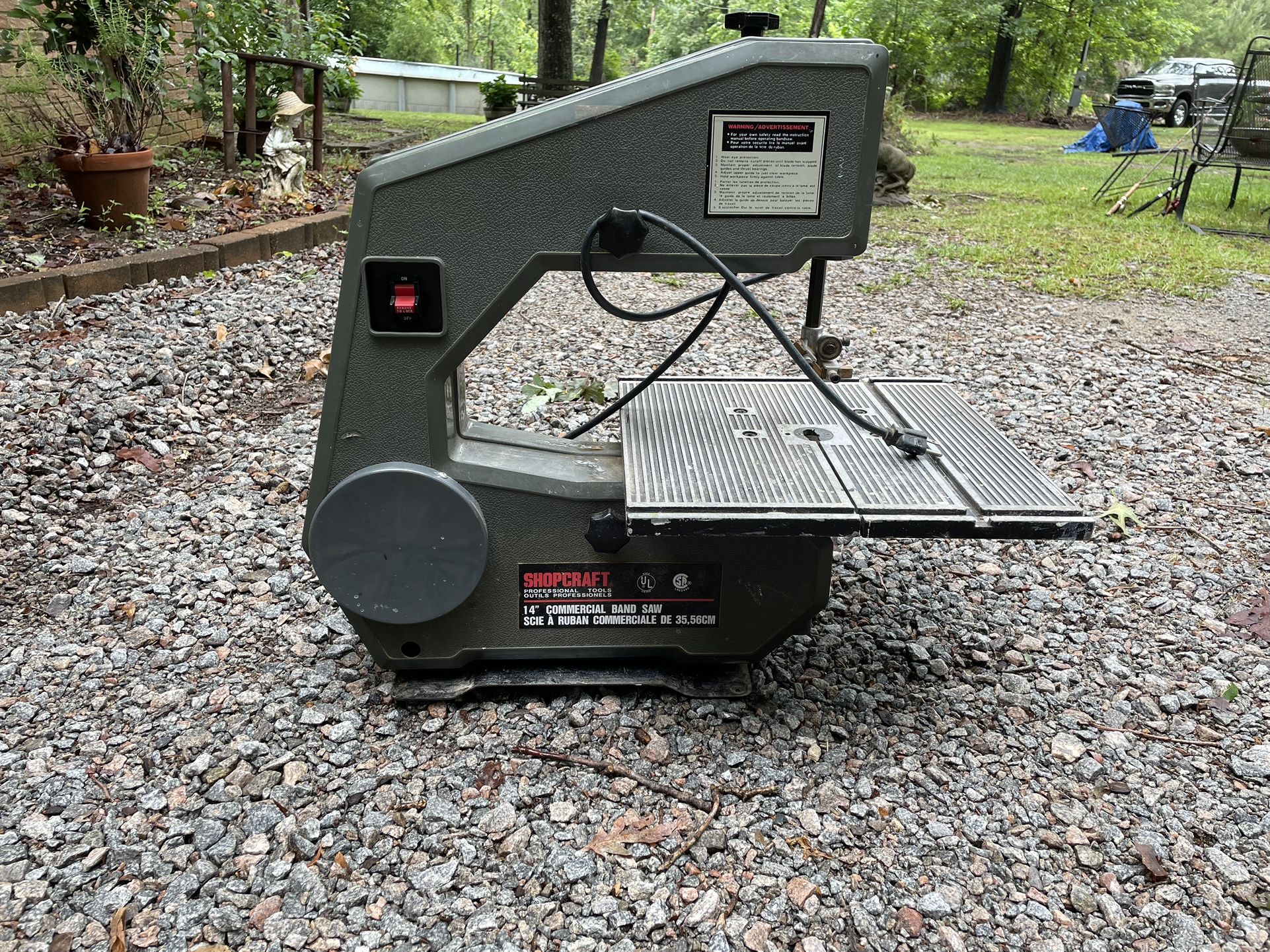14 Band Saw. …. Shopcraft 