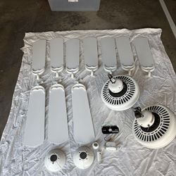 3 Casablanca Ceiling Fans – Complete – One Working