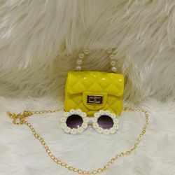 Crossbody Bag And Sunglass For Girl 