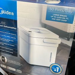 Midea Cube Smart Dehumidifier 50 pints/Day 
