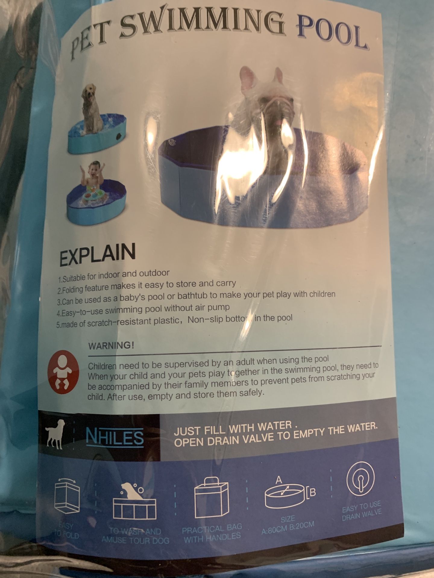 Pet swimming pool