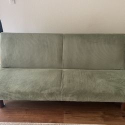 Futon Green Soft Fabric
