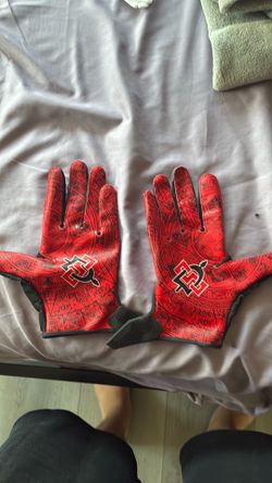 College football gloves
