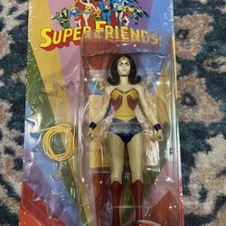 Dc  Super Friends Wonder Woman Red Platinum Figure