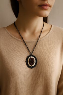 Large Cameo Necklace