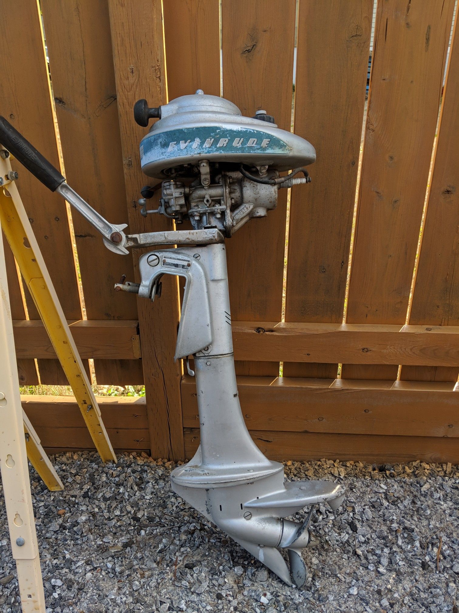Antique Evinrude 4416 2hp outboard