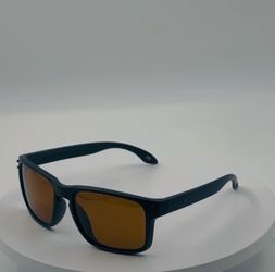 Oakley Holbrook Sunglasses – Matte Black / Amber Lens