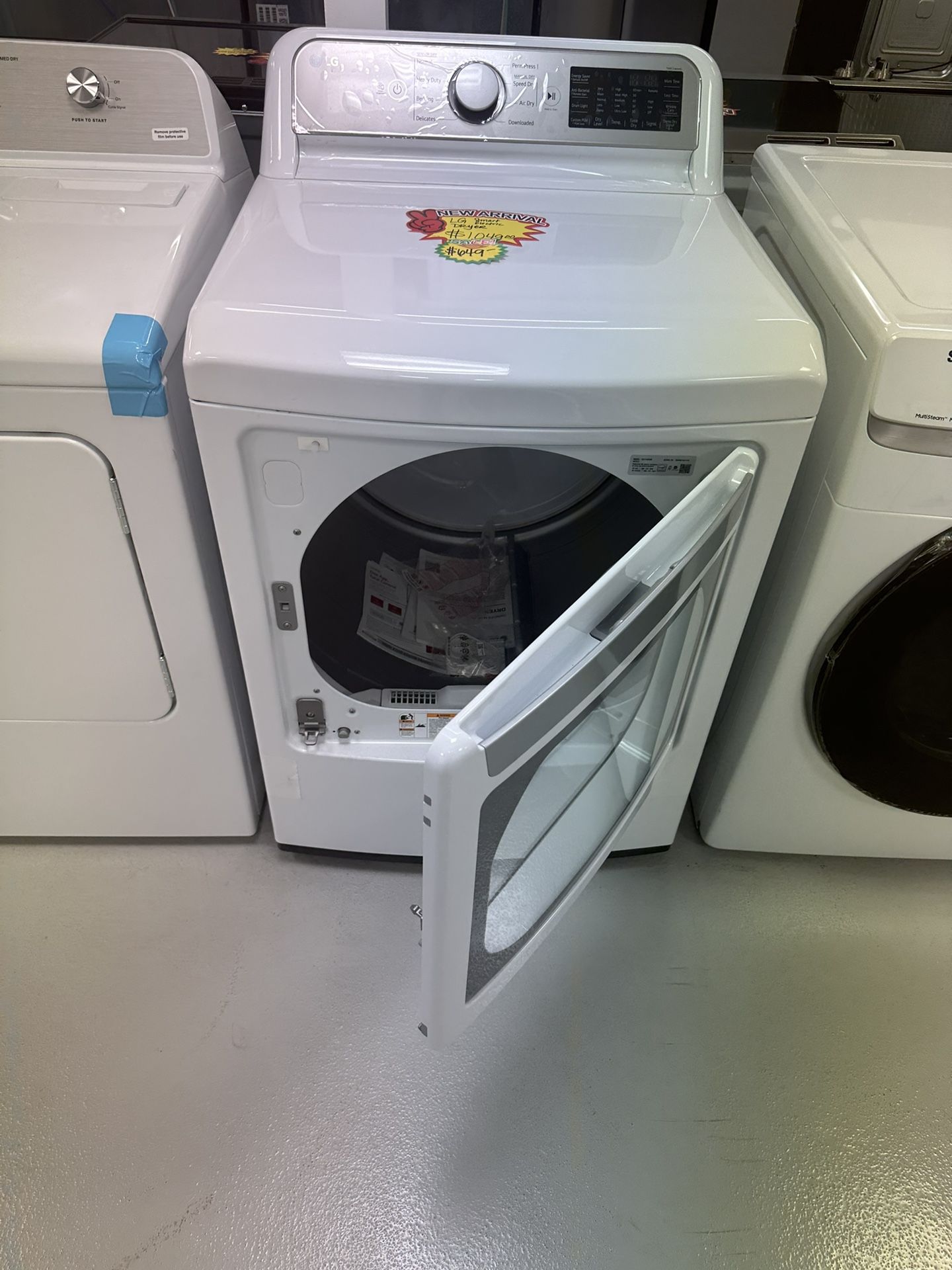Lg Top Load Double Hinge Dryer/ZERO Interest Financing Available/One