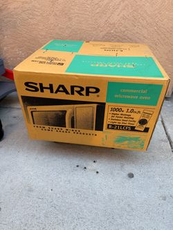 Brand new sharp commercial microwave asking $325 thanks