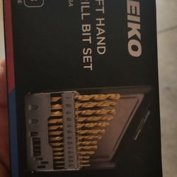 Niekro Lefthand 13 Piece Drill Bit Set.