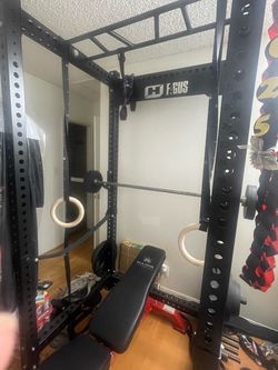 Squat rack cage