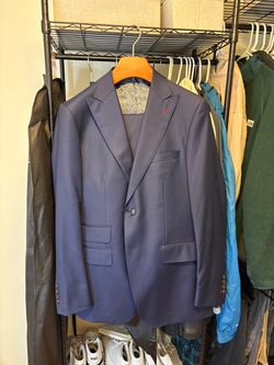 Hive and colony blue suit