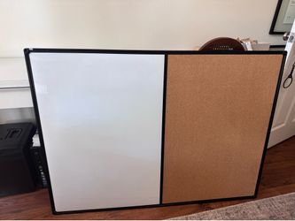 Magnetic Whiteboard and Pin Board