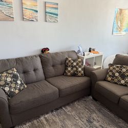 Sofa and Loveseat 