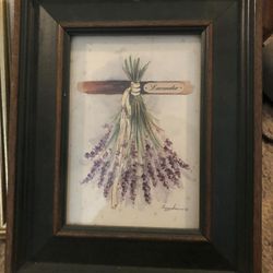Sage, Oregano, Lavander Framed Pictures
