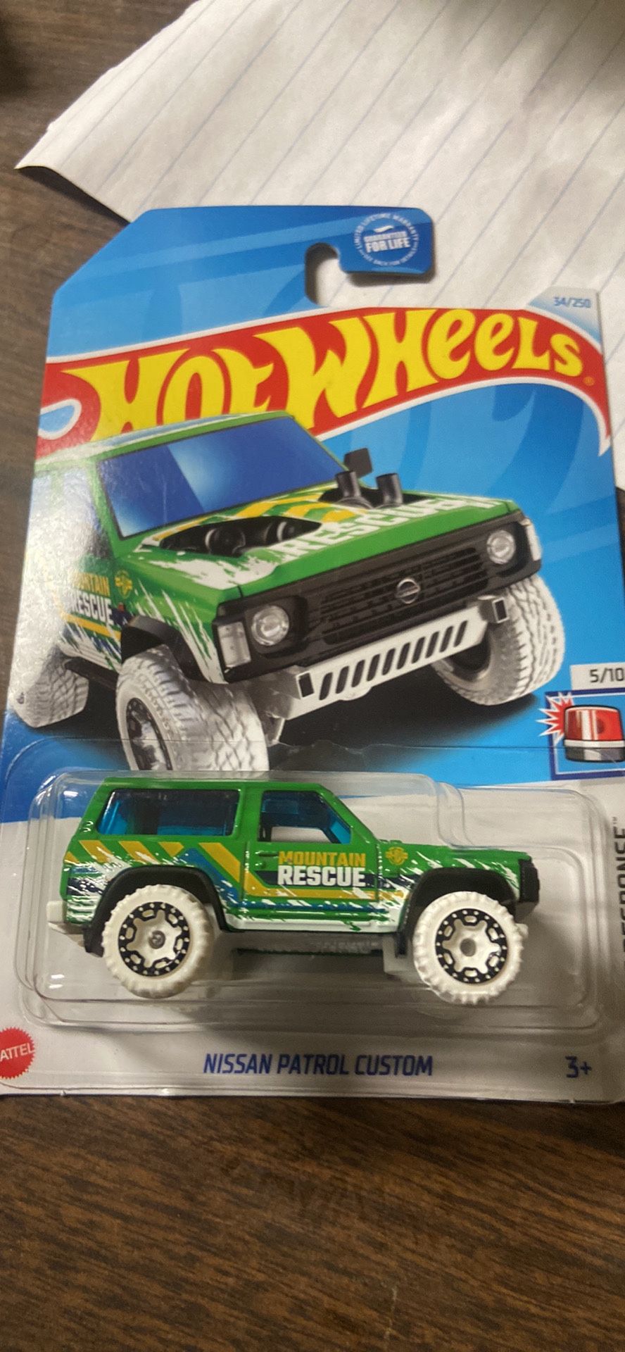 2024 Hot Wheels Nissan Patrol Custom First Response 5/10 MOUNTAIN RESCUE F Case