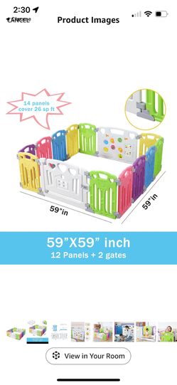 Baby playpen 