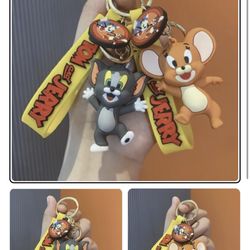 TOM AND JERRY SET OF 2 Keychain