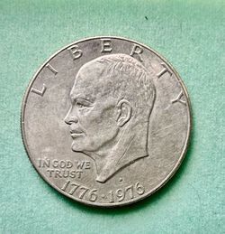 Two Eisenhower Bicentennial Dollar Coins 1(contact info removed)