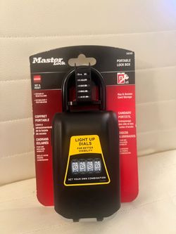 Master Lock Portable Lock Box (NEW)