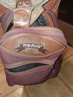 Golf bag with full set of golf clubs
