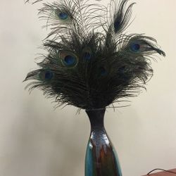 Peacock vase No feathers