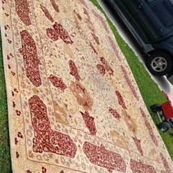 Make Offer 15x12 Oushak Pakistani Hand Knotted Wool Area Rug