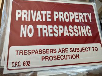 Private Property Signs