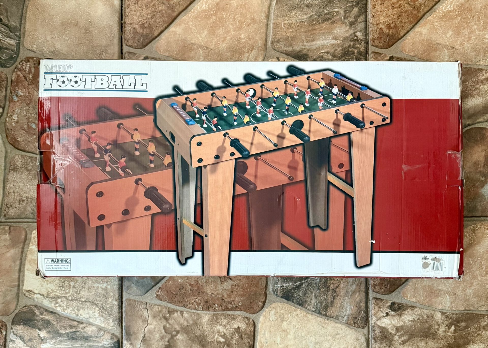 VINTAGE TABLETOP FOOTBALL GAME TABLE TOP FOOTBALL GAME