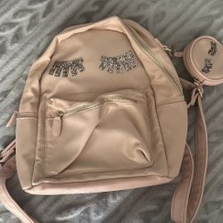 Pink Lashes Backpack Médium 
