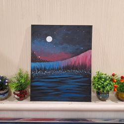 Painting "Niagara at Night"