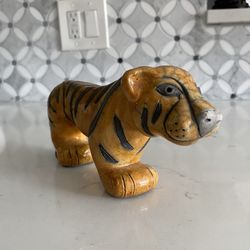 Raku Pottery Tiger