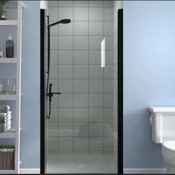 32-34 in.W x 72 in.H Pivot Frameless Glass Shower Door 