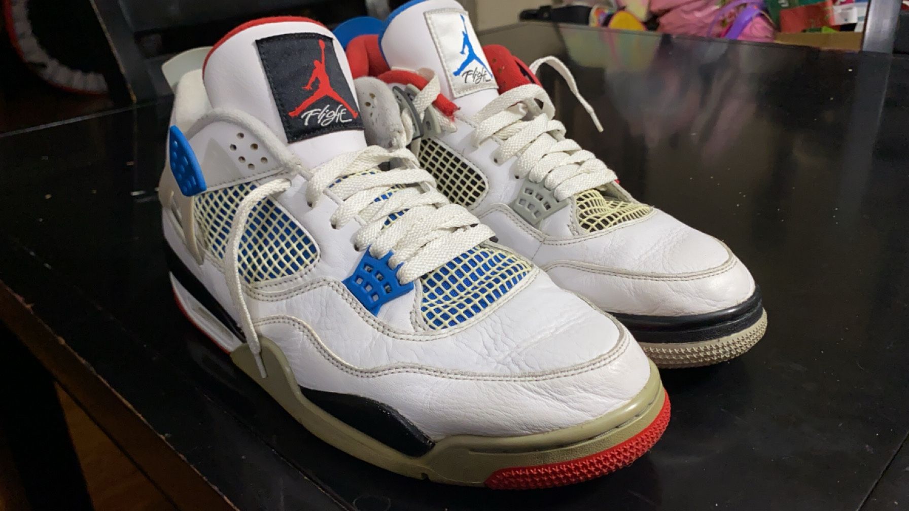 Sz 12 Jordan retro 4 What The