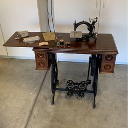 1880s Willcox And Gibbs Sewing Machine 