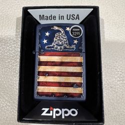 Brand New American Flag Don’t Tread On Me Zippo