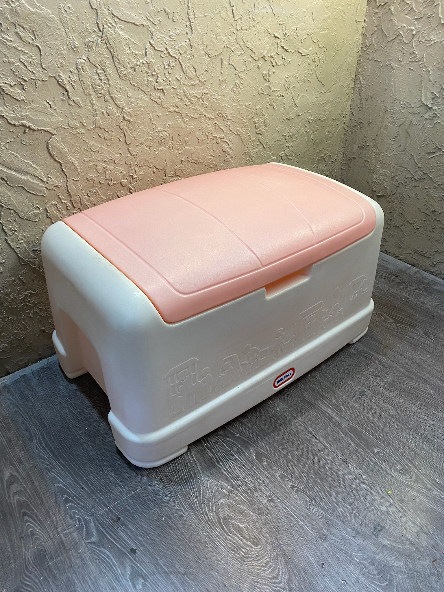 Vintage Pink and White Little Tikes Giant Toy Chest Toy Box-Delivery for a Fee - See My Items