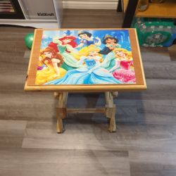 Princess Wood Desk For Kids