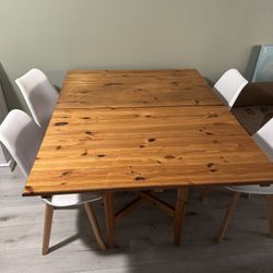 Real Wood Dining Room Table