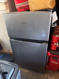 Hisense Mini Fridge with Top Freezer