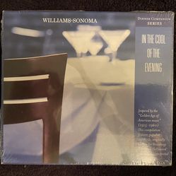 Various Artists Williams Sonoma In The Cool Of The Evening Dinner Companion Series CD 2002 Golden Age Music Nat King Cole Sue Ramey Brand New 