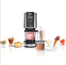 Ninja CREAMi 7-in-1 Ice Cream Maker, Ice Cream, Gelato and more, NC301, With 2 Pints