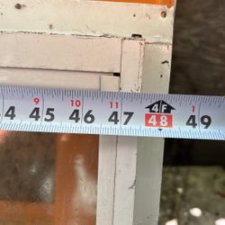Aluminum 471/2 “ X 471/2 “ Slider Window