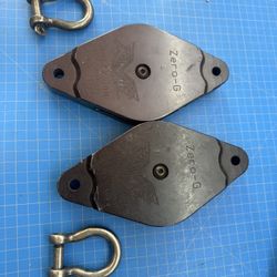 AMC ZERO -G ALUMINUM PULLEYS 3600lb 2pcs Lot