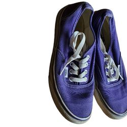 VANS PURPLE SIZE WOMEN'S 7 MED