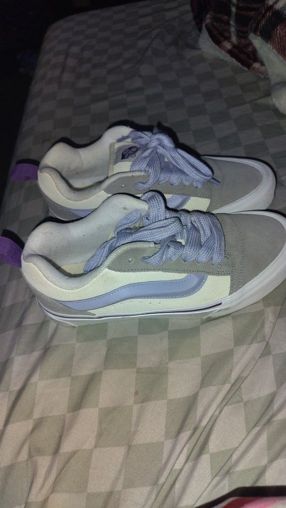 Vans Worn Once Women Size 8 Men 6.5