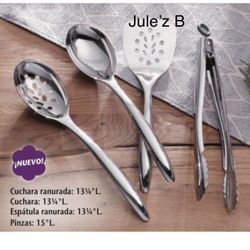 Princess House. Juego De 4 Utensilios Nuevos En Su Caja 