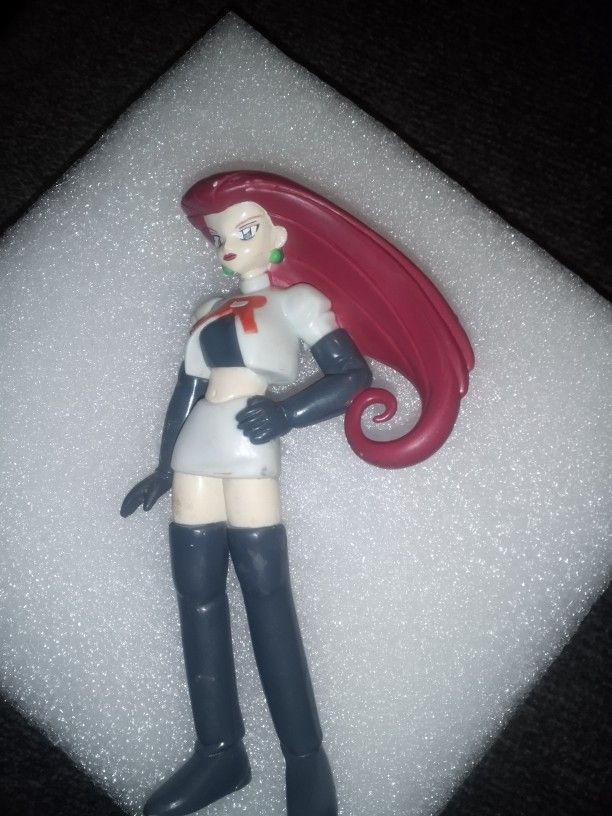 Pre-owned Rare 1998 Team Rocket Jessie Action Figure From Pokemon