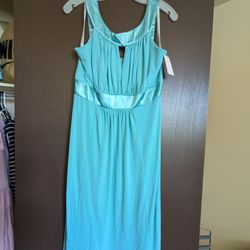 Pool Blue Maid Of Honor Dress NWT Size 10